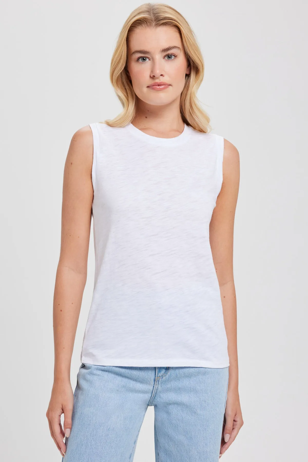 Signature Slub Tank sold by Goldie Tees