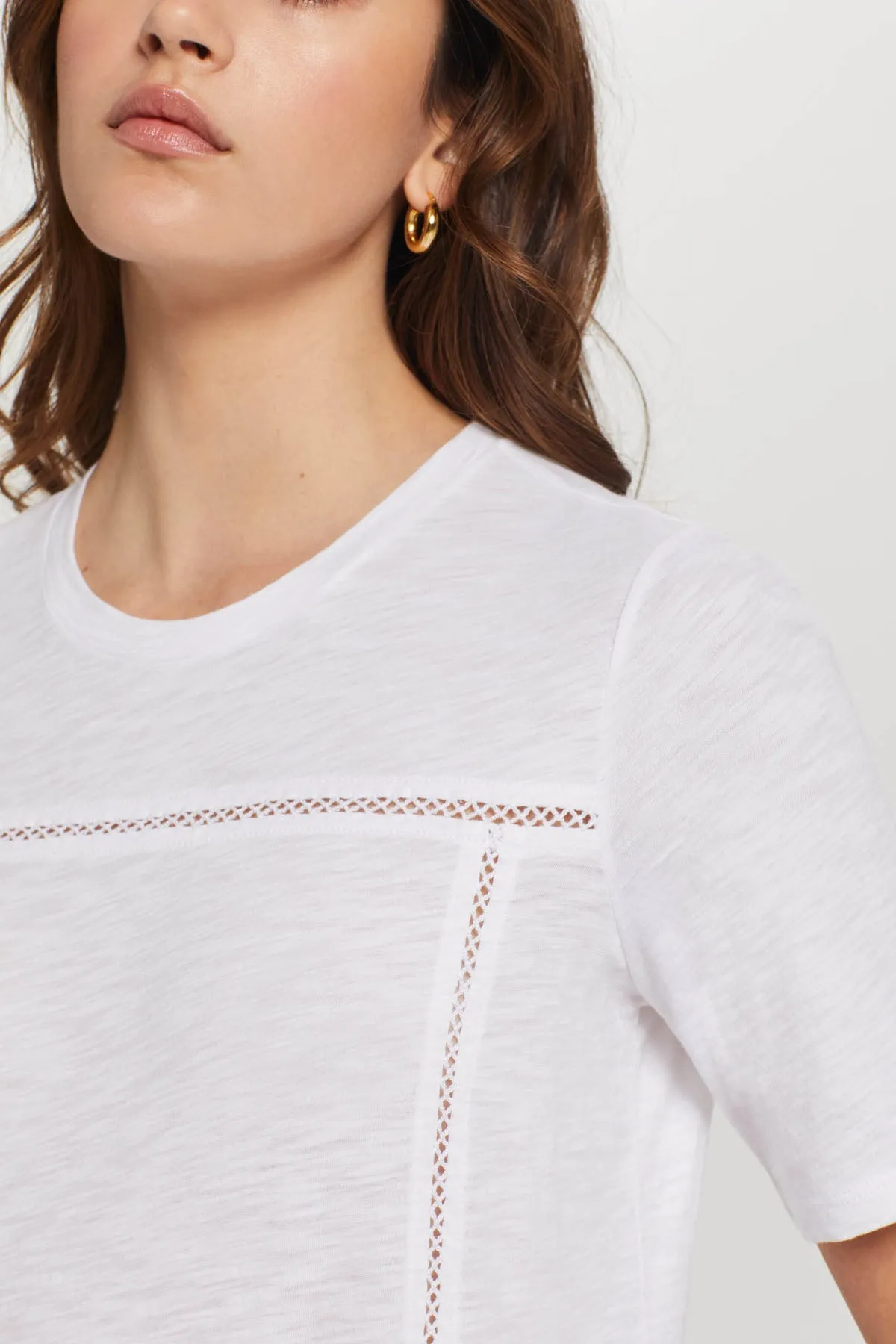 Honor Embroidered Tee sold by Goldie Tees product image thumbnail 3