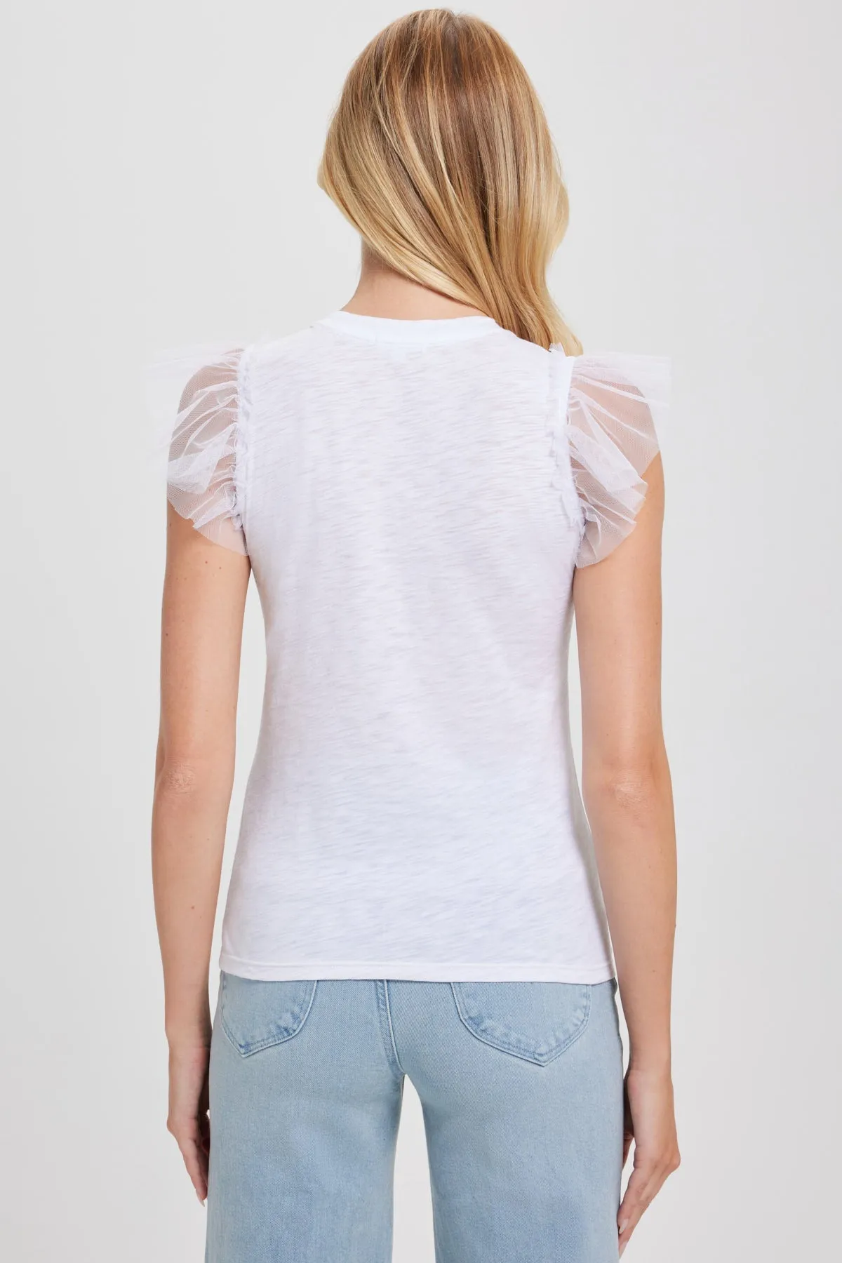 Tulle Ruffle Shell sold by Goldie Tees product image thumbnail 2