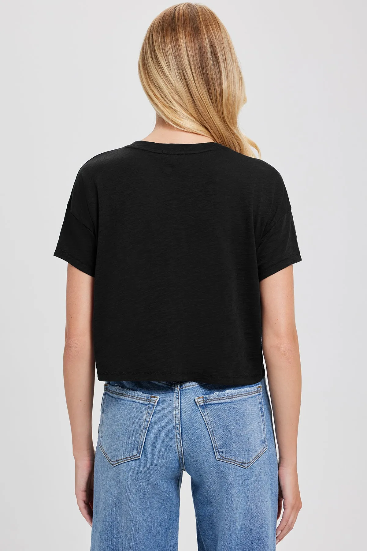 Signature Slub Crop Tee sold by Goldie Tees product image thumbnail 5
