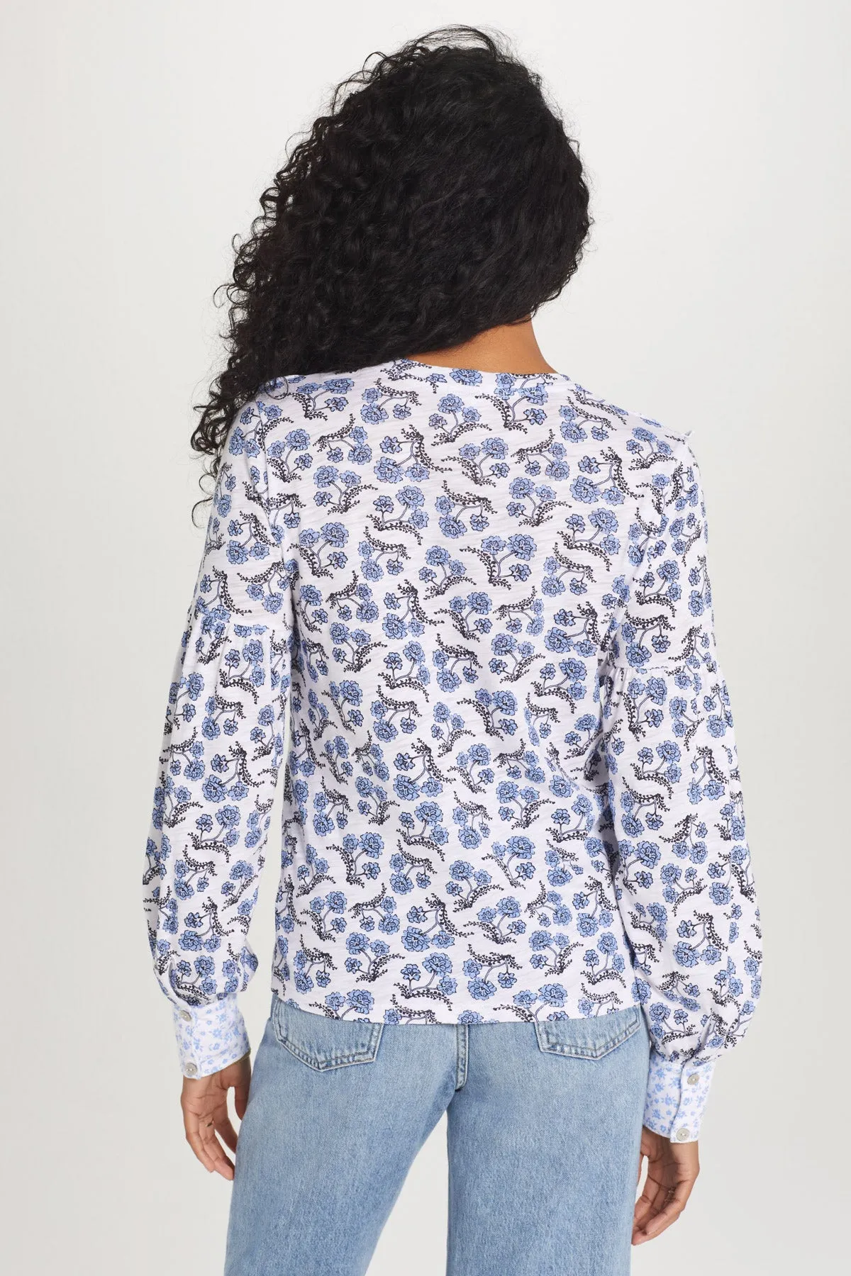 V Ruffle Blouse sold by Goldie Tees product image thumbnail 3