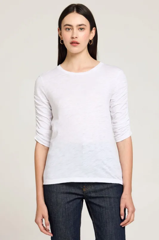 Ruched Half Sleeve Tee sold by Goldie Tees