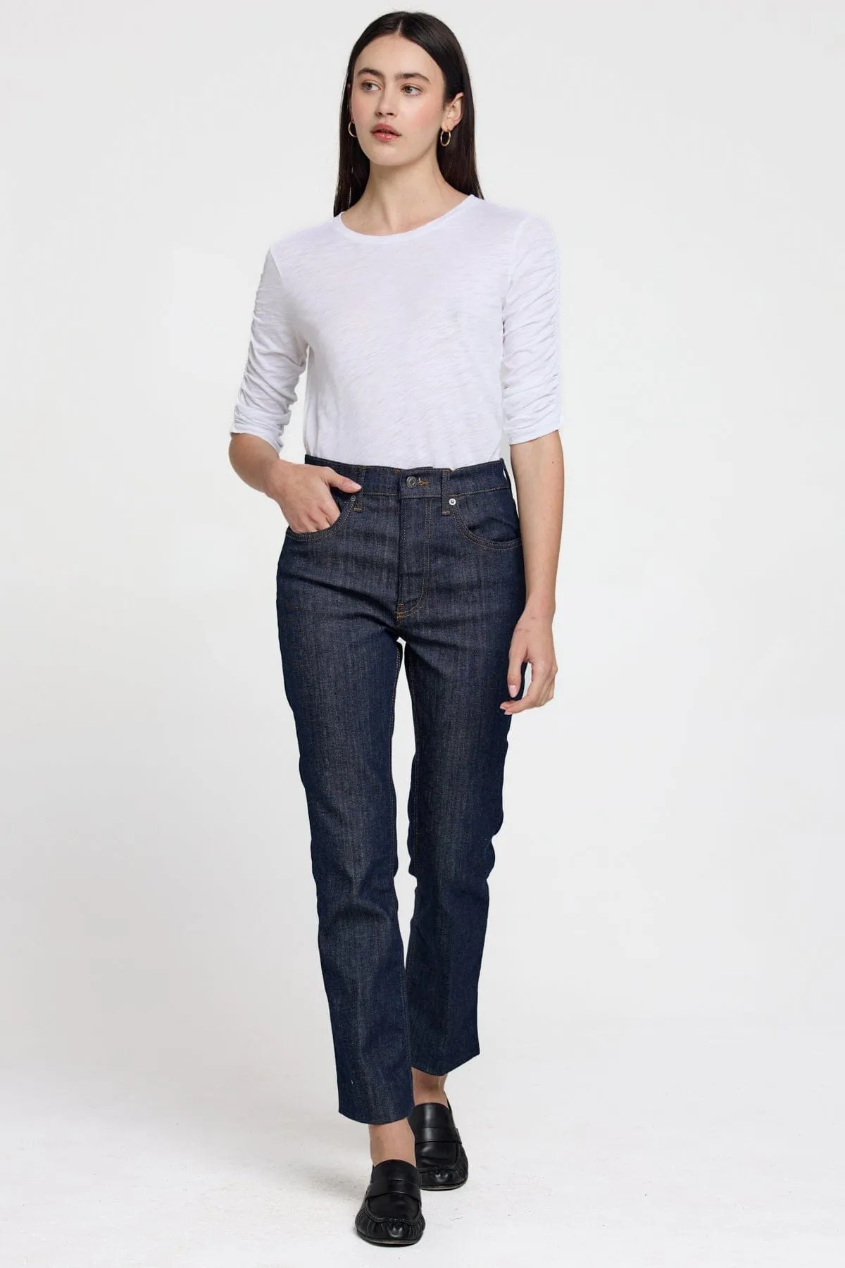 Ruched Half Sleeve Tee sold by Goldie Tees product image thumbnail 2