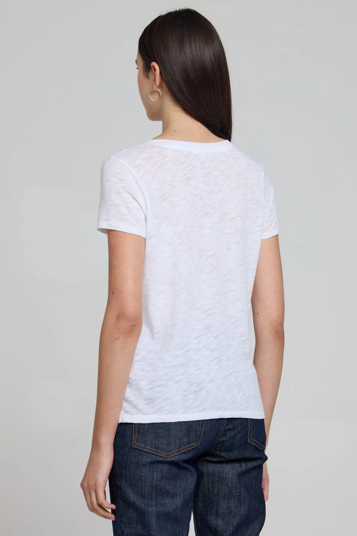 Signature Slub V Neck Boy Tee sold by Goldie Tees product image thumbnail 3