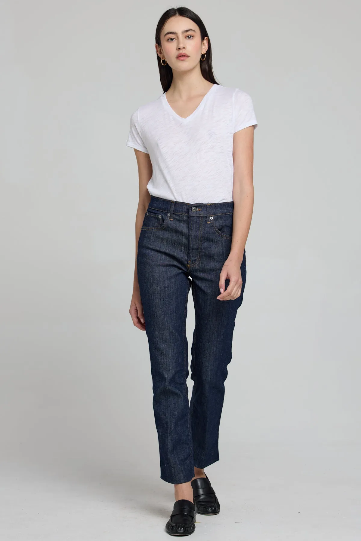 Signature Slub V Neck Boy Tee sold by Goldie Tees product image thumbnail 2