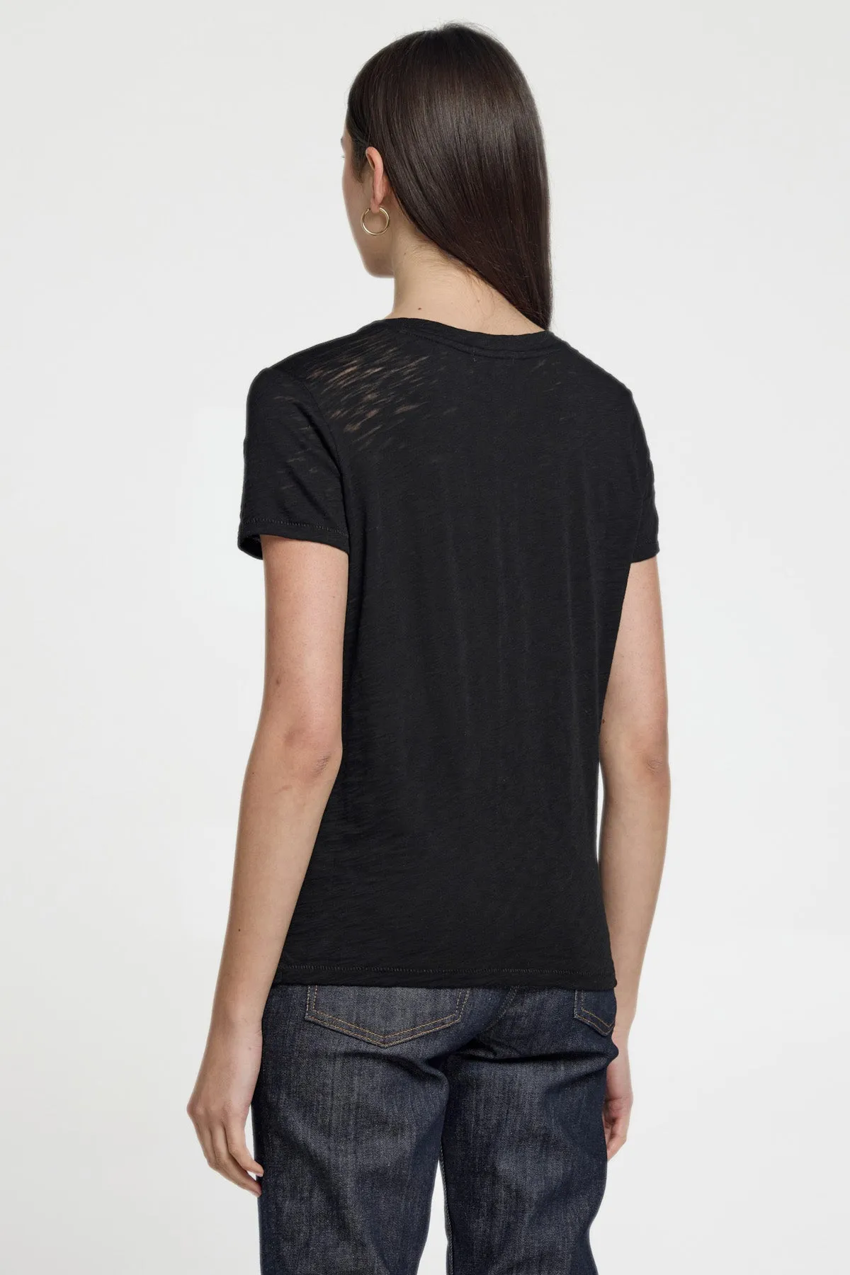 Signature Slub V Neck Boy Tee sold by Goldie Tees product image thumbnail 5