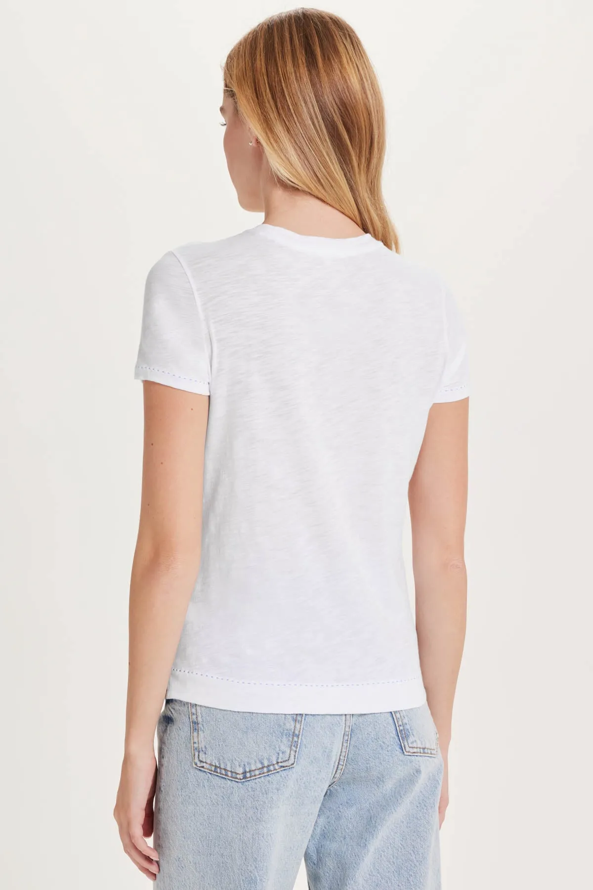 Running Stitch Pocket Tee sold by Goldie Tees product image thumbnail 4