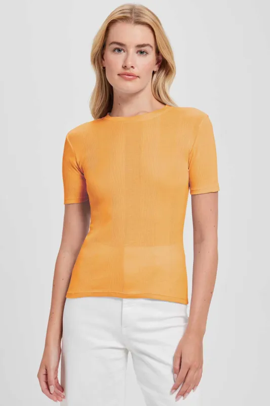 Variegated Rib Tee sold by Goldie Tees