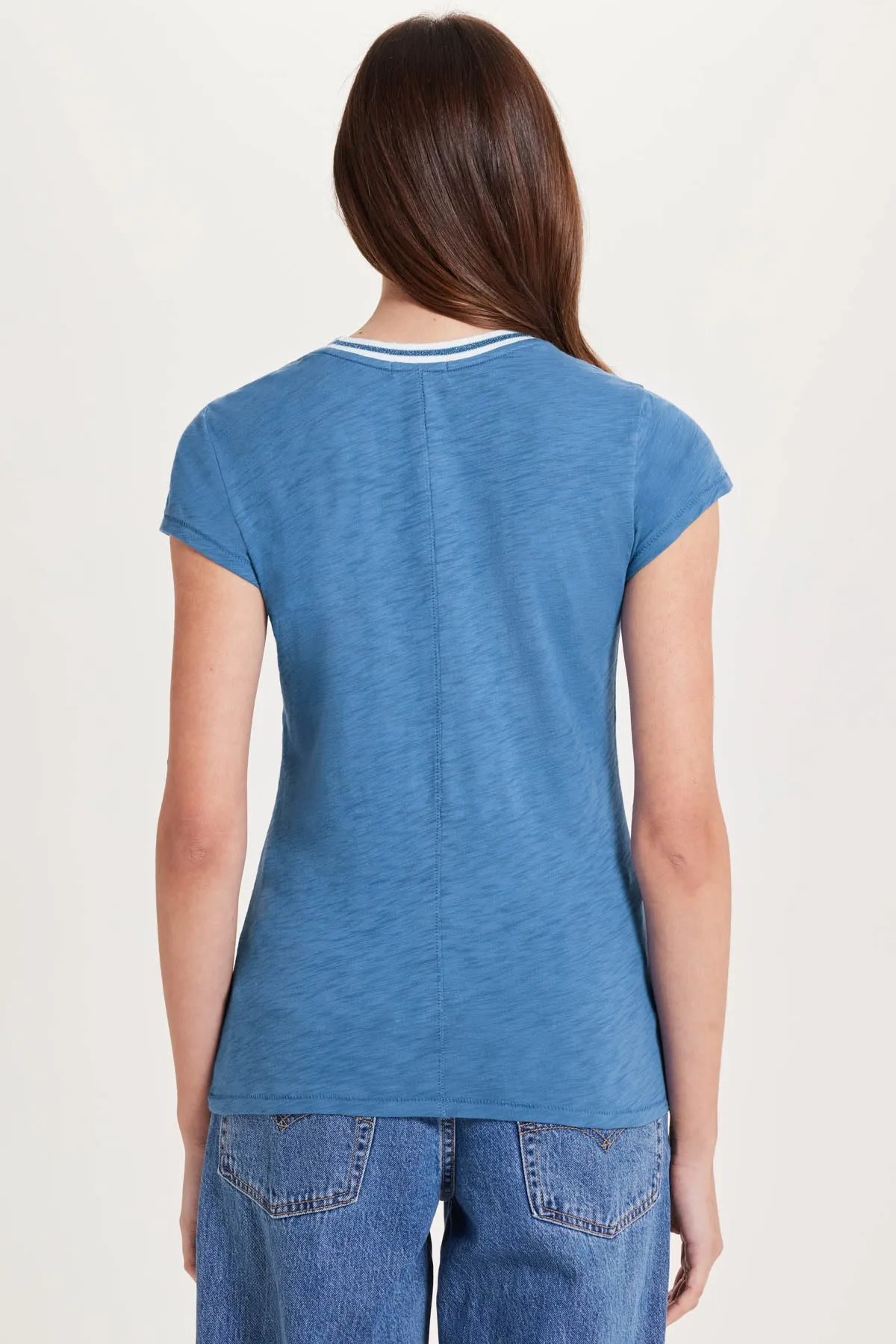 Tipped Ringer Tee sold by Goldie Tees product image thumbnail 4