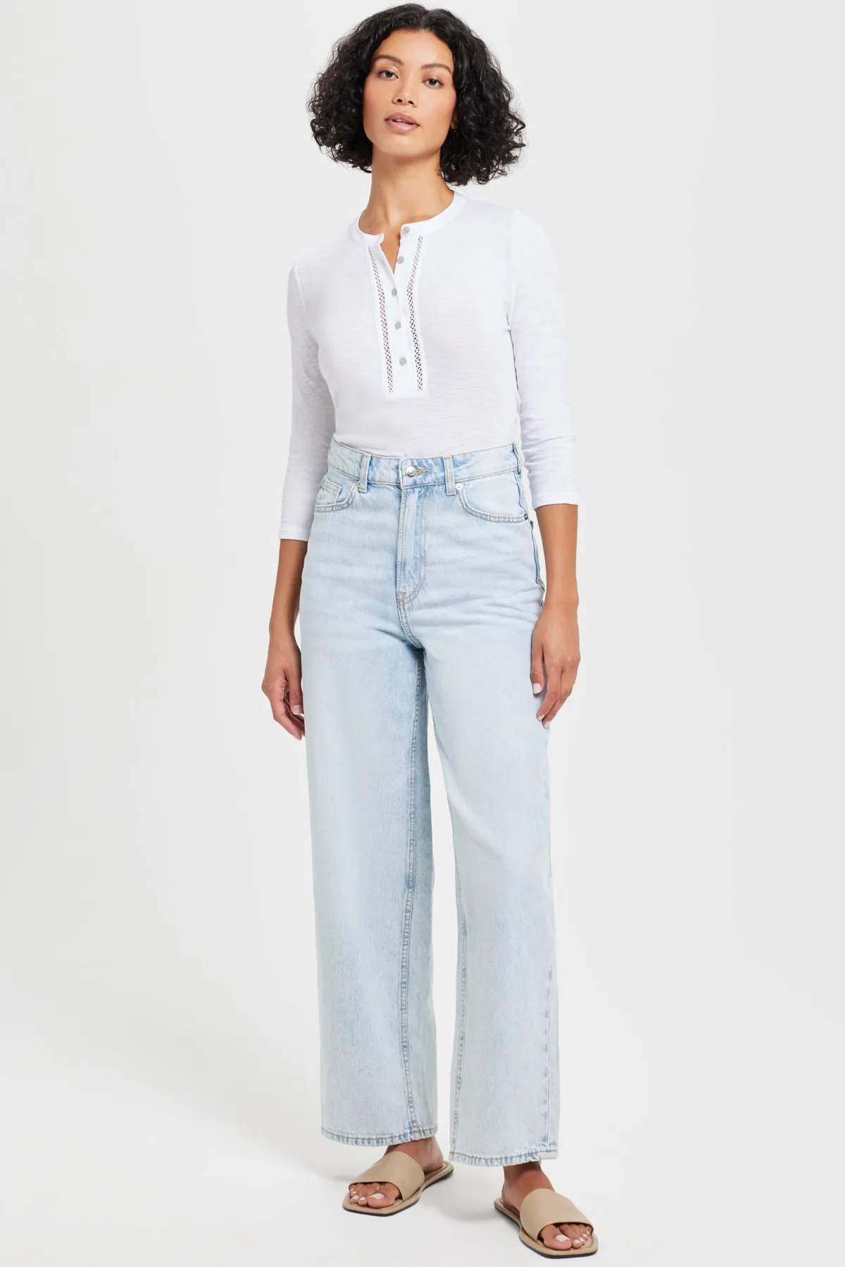 Honor Embroidered Henley sold by Goldie Tees product image thumbnail 2