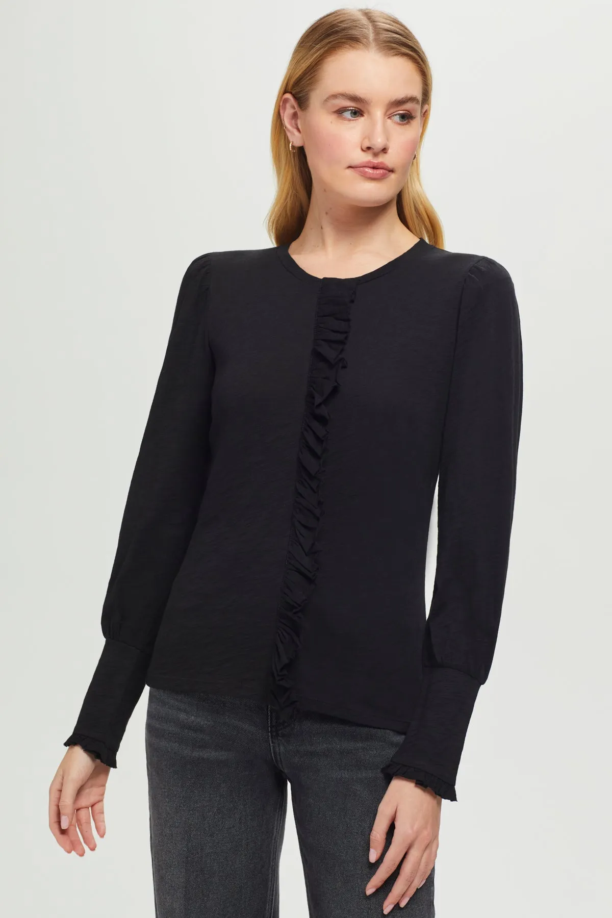 Anabella Ruffle Blouse sold by Goldie Tees product image thumbnail 4