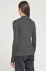 Ribbed Long Sleeve Mock Tee sold by Goldie Tees