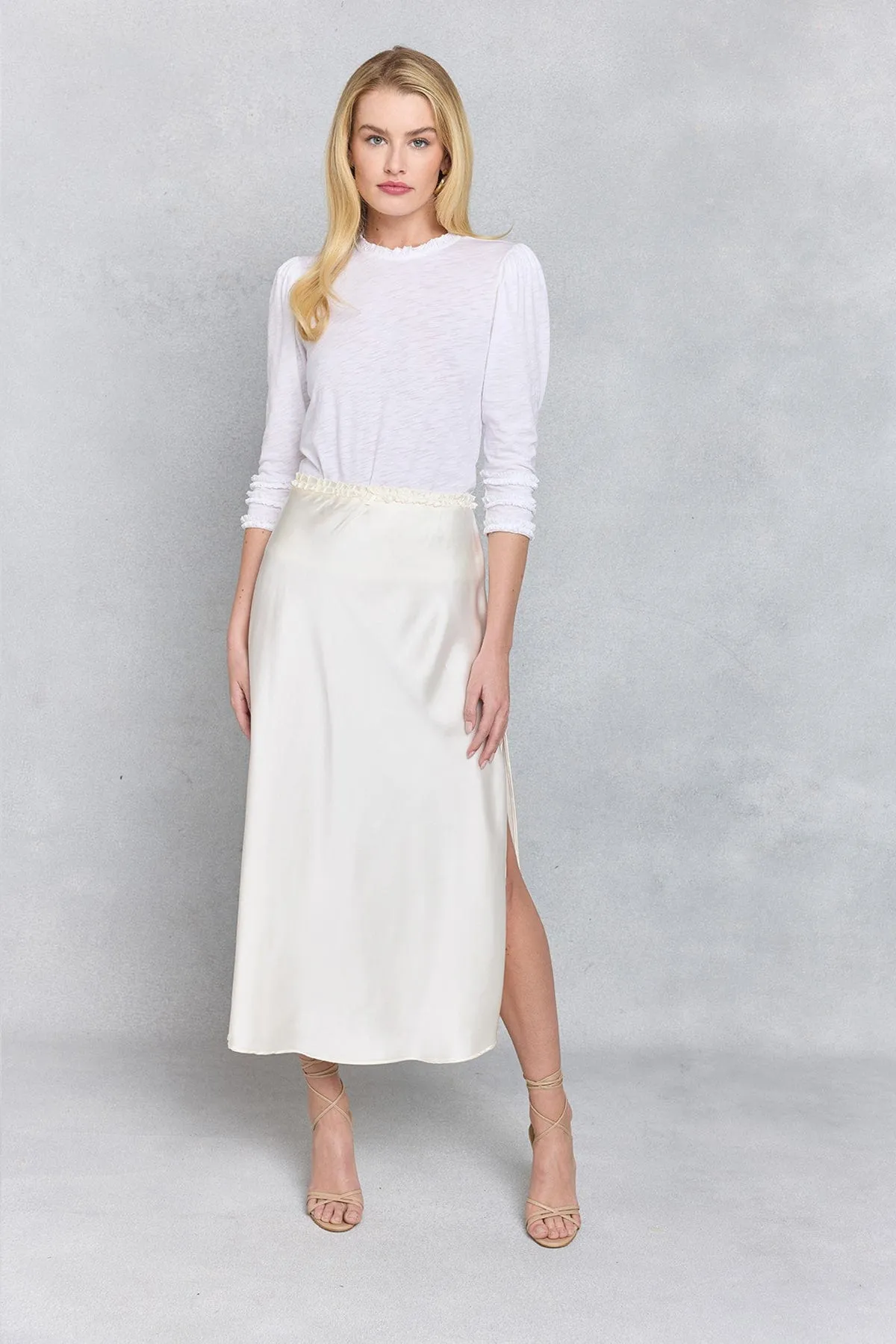 Audrey Ruffle Top sold by Goldie Tees product image thumbnail 5