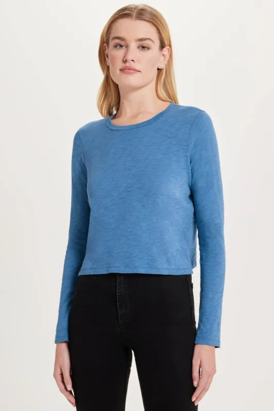 Long Sleeve Cropped Boy Tee sold by Goldie Tees