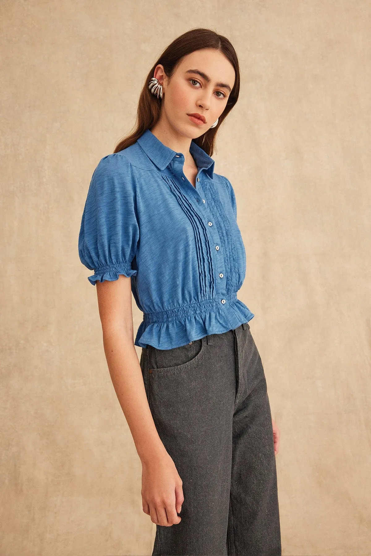 Amelie Pintuck Blouse sold by Goldie Tees product image thumbnail 5