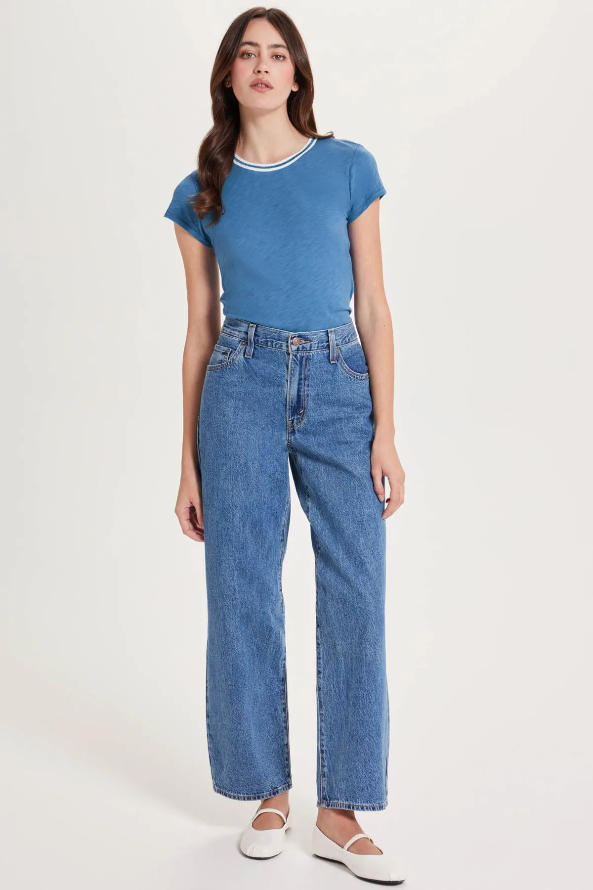 Tipped Ringer Tee sold by Goldie Tees product image thumbnail 2