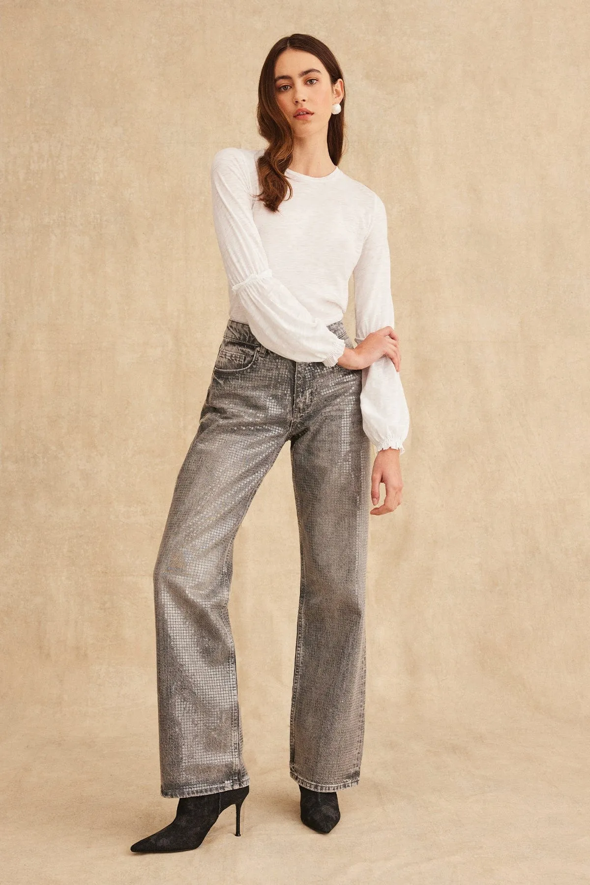 Olivia Long Sleeve Tee sold by Goldie Tees product image thumbnail 5