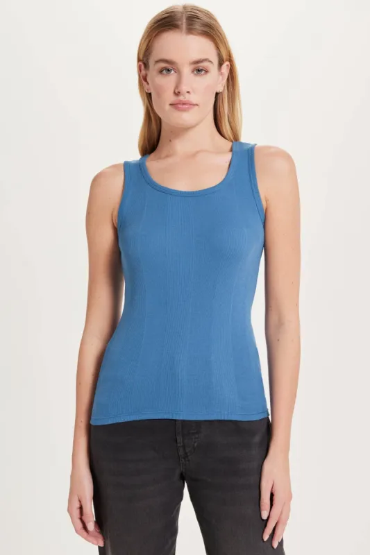 Variegated Rib Tank sold by Goldie Tees