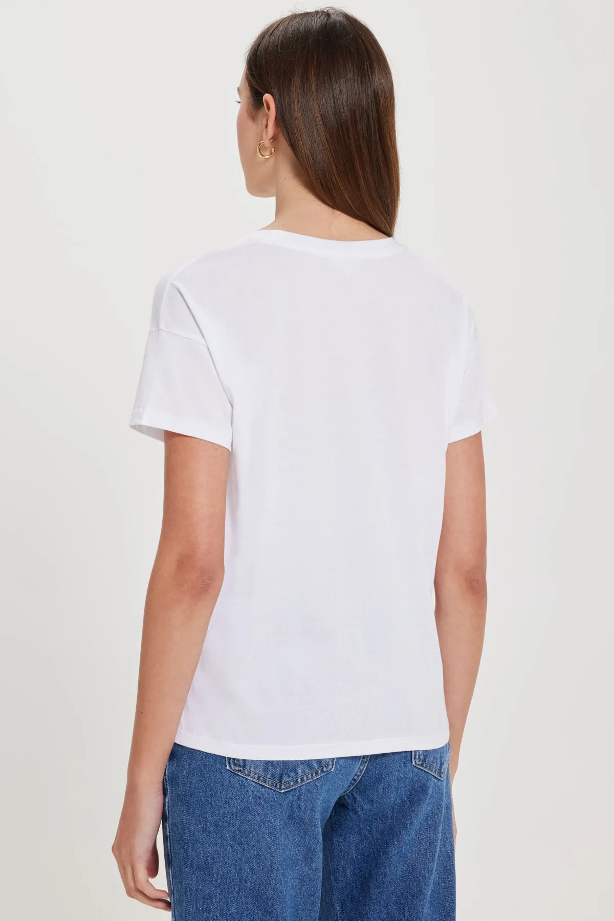 Organic Drop Shoulder Pocket Tee sold by Goldie Tees product image thumbnail 4