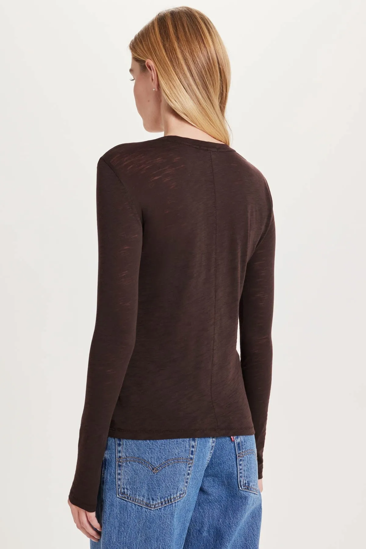 Signature Slub Long Sleeve Tee sold by Goldie Tees product image thumbnail 2