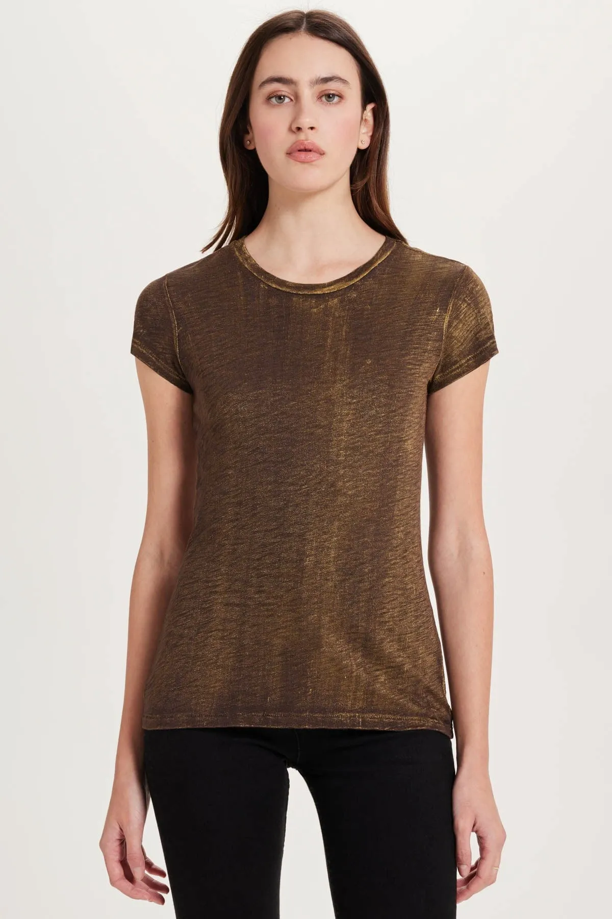 Metallic Sparkle Tee sold by Goldie Tees