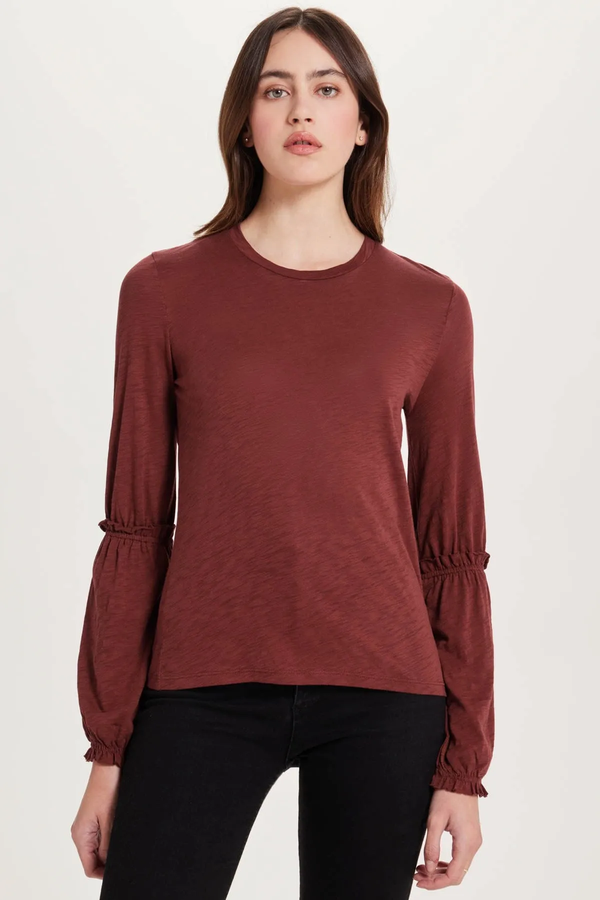 Olivia Long Sleeve Tee sold by Goldie Tees