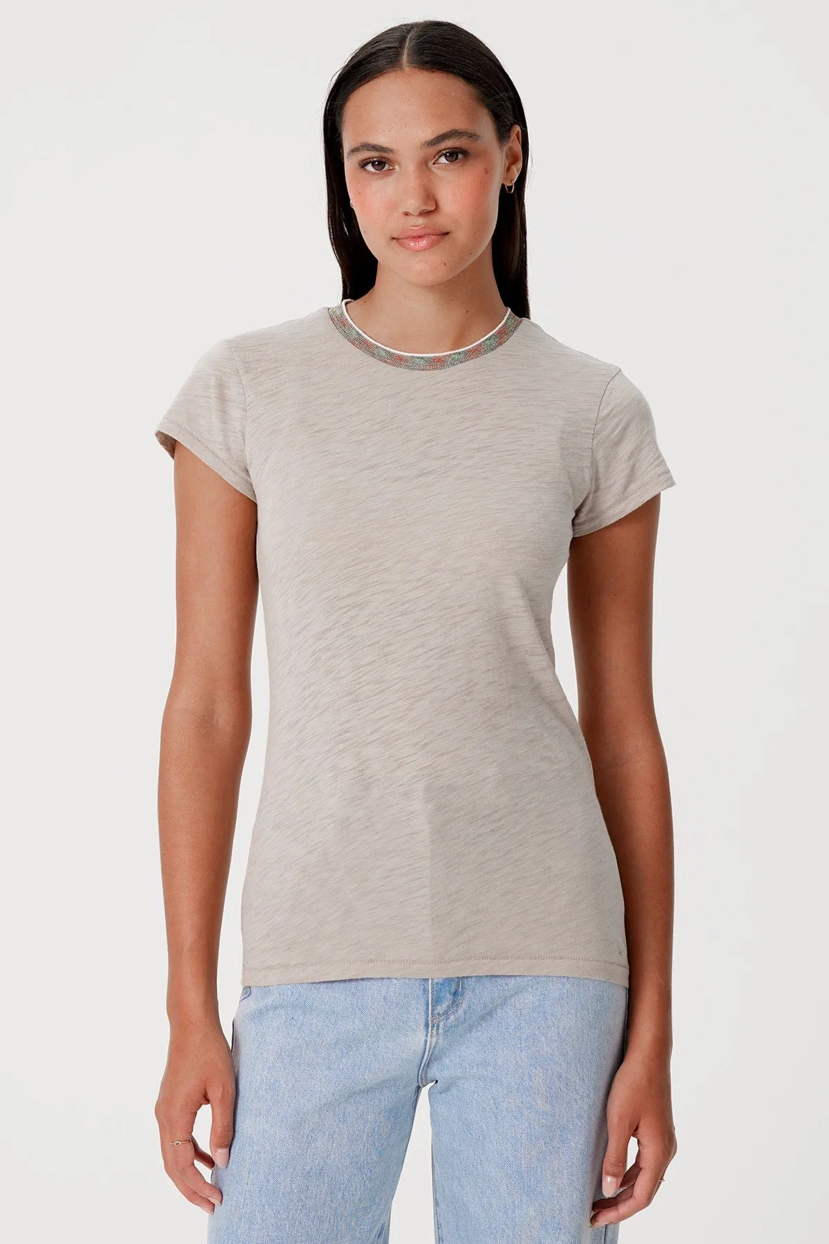 Pavé Ringer Tee sold by Goldie Tees product image thumbnail 5