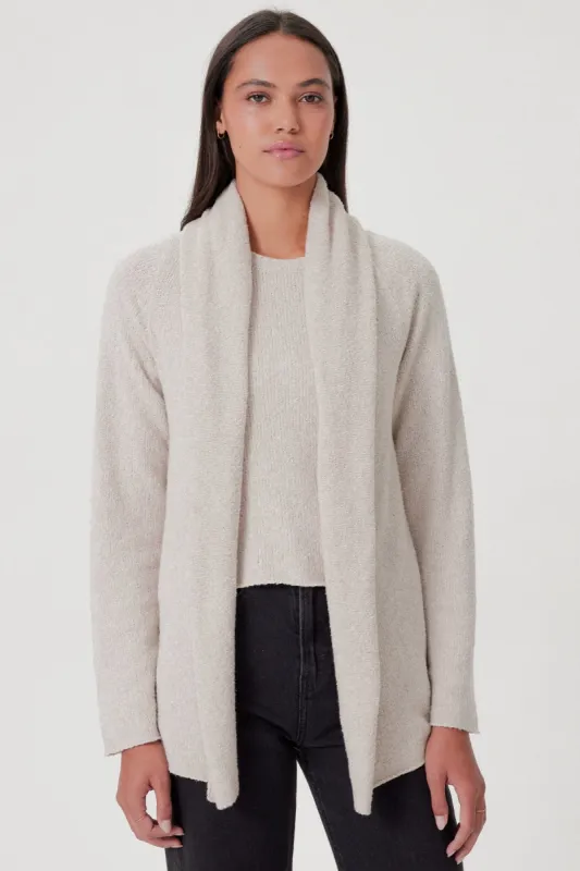 Bouclé Waterfall Cardigan sold by Goldie Tees