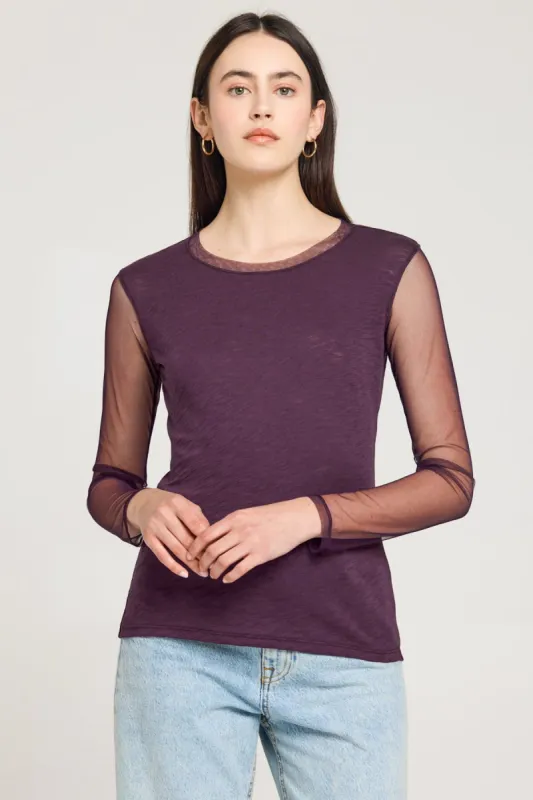 Tulle Long Sleeve Tee sold by Goldie Tees