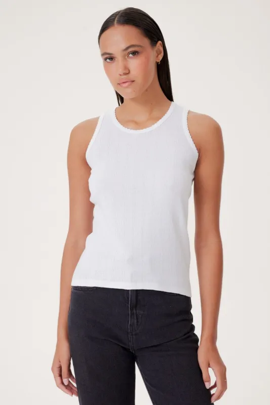 Pointelle Ellie Shell sold by Goldie Tees