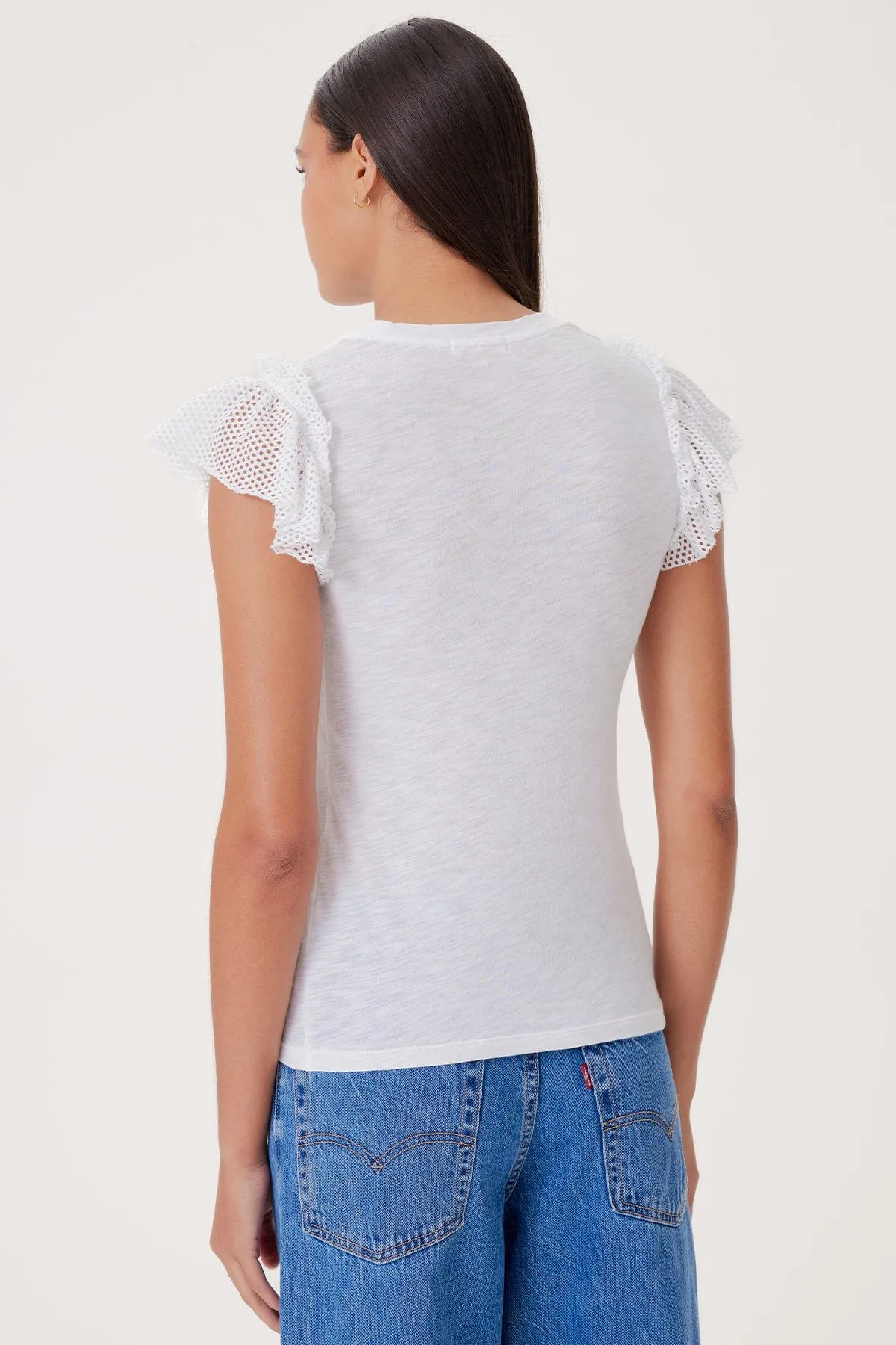 Isabel Ruffle Shell sold by Goldie Tees product image thumbnail 3