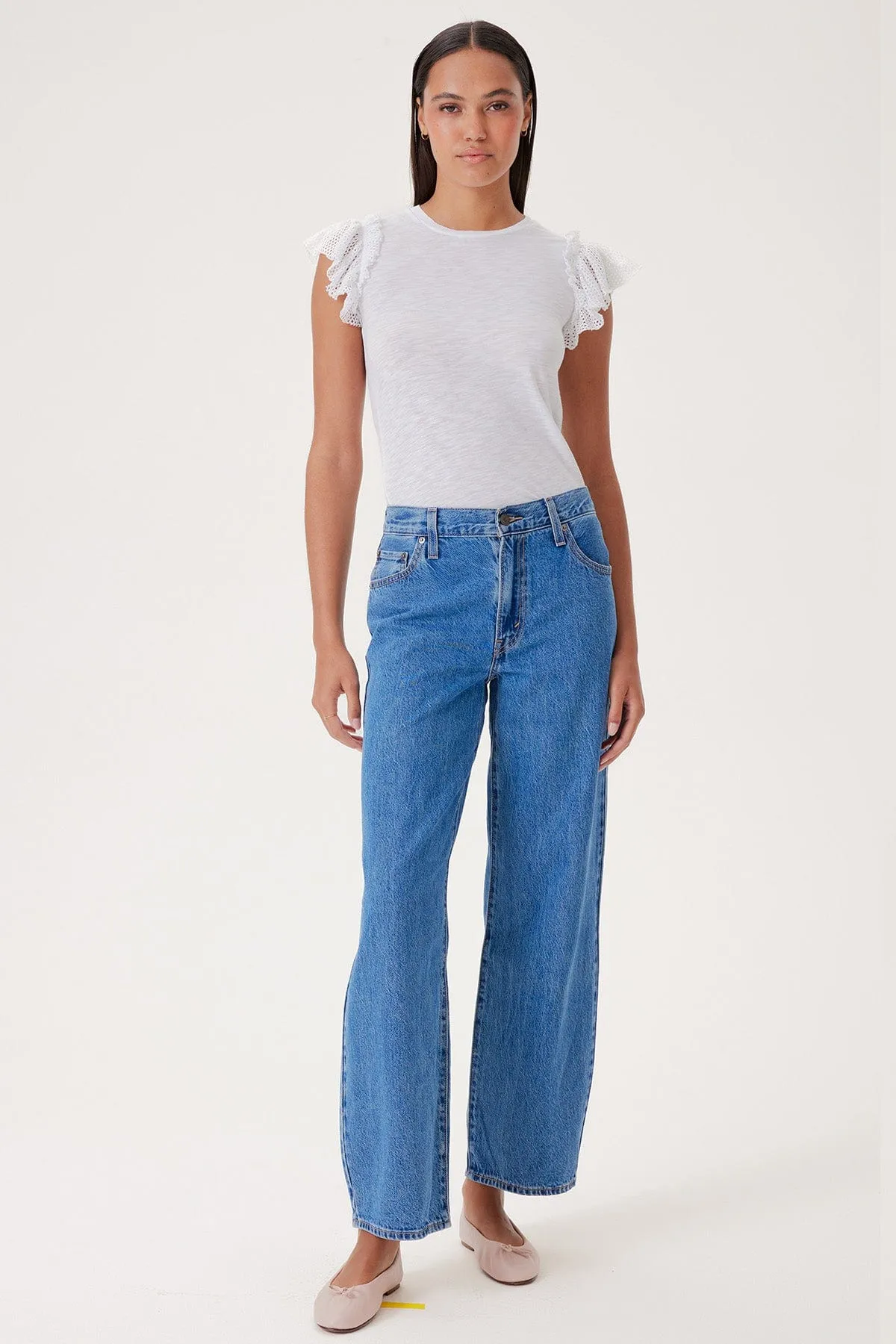 Isabel Ruffle Shell sold by Goldie Tees product image thumbnail 2