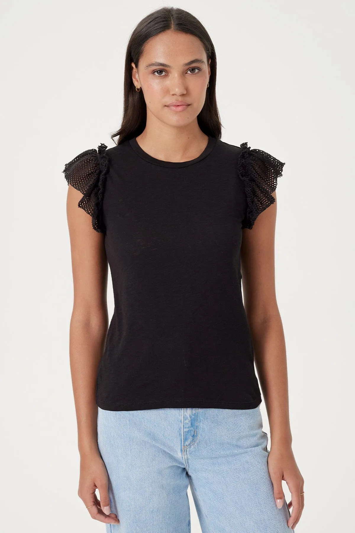 Isabel Ruffle Shell sold by Goldie Tees product image thumbnail 4