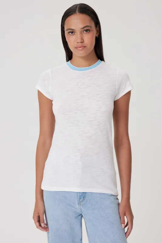 Pavé Ringer Tee sold by Goldie Tees