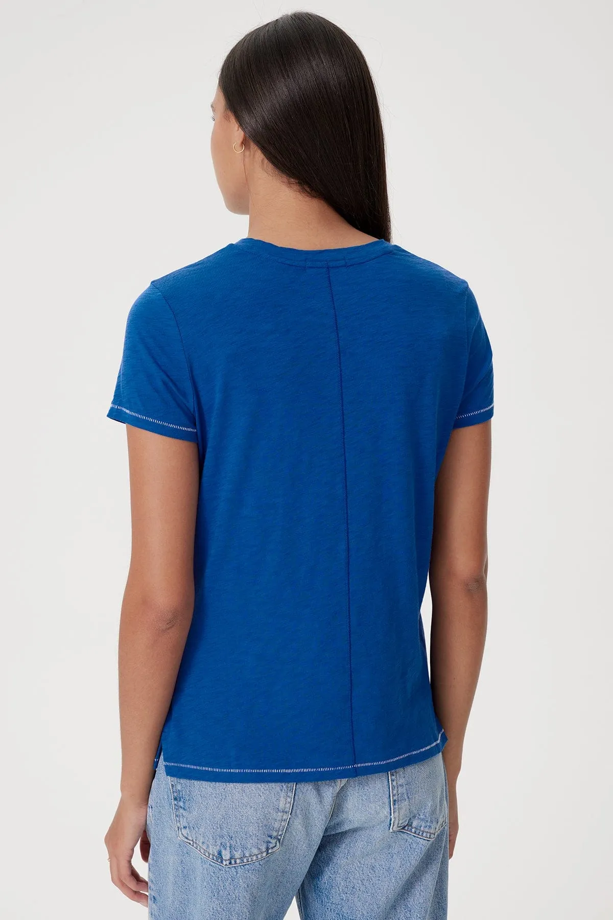 Signature Stitch Pocket Tee sold by Goldie Tees product image thumbnail 4