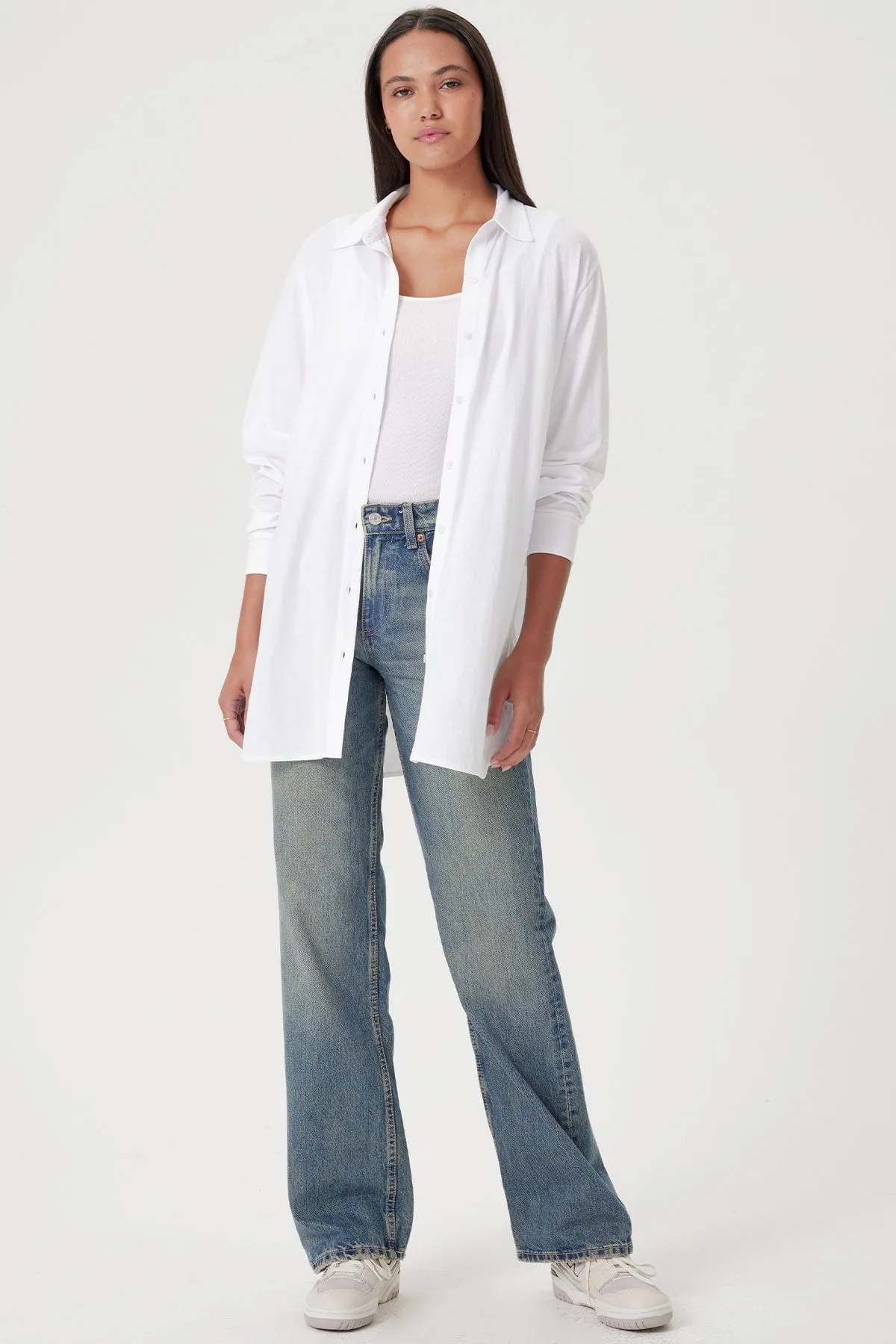 Organic Modern Boyfriend Shirt sold by Goldie Tees product image thumbnail 2