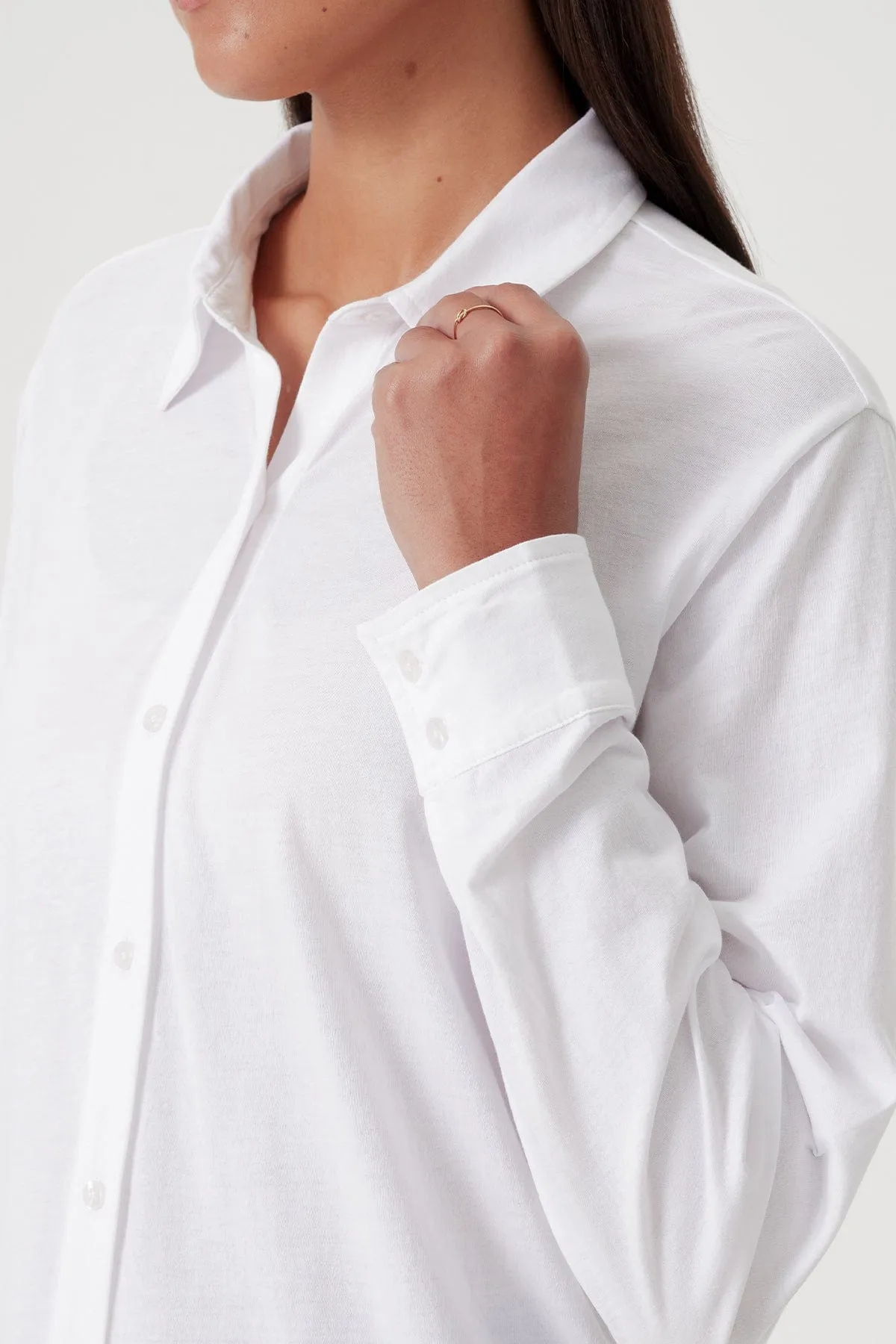 Organic Modern Boyfriend Shirt sold by Goldie Tees product image thumbnail 4