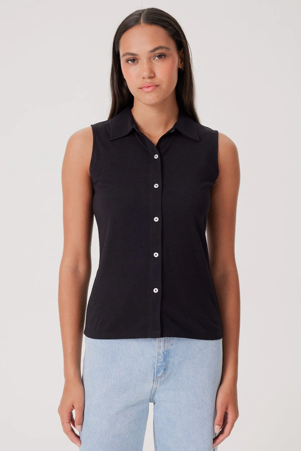 Organic Modern Sleeveless Shirt sold by Goldie Tees product image thumbnail 5