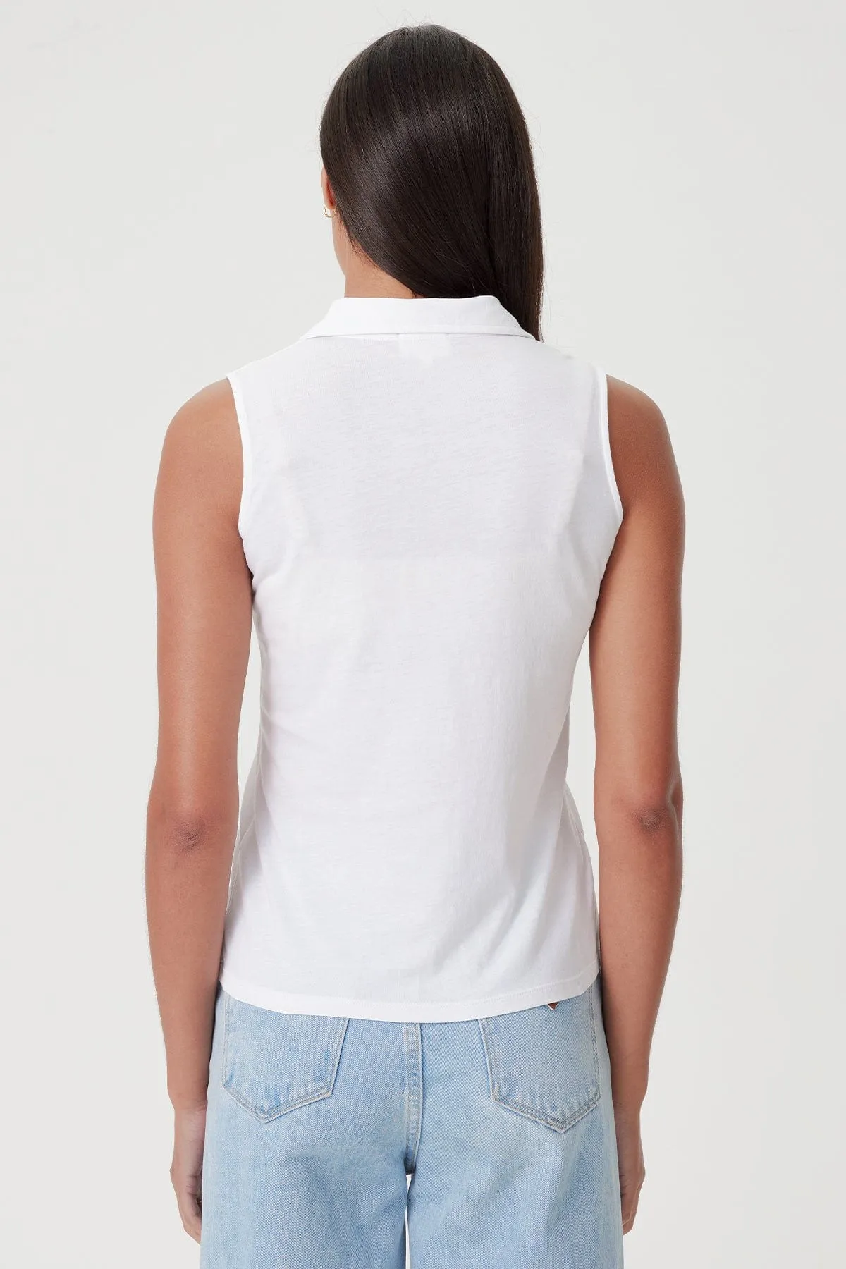 Organic Modern Sleeveless Shirt sold by Goldie Tees product image thumbnail 3
