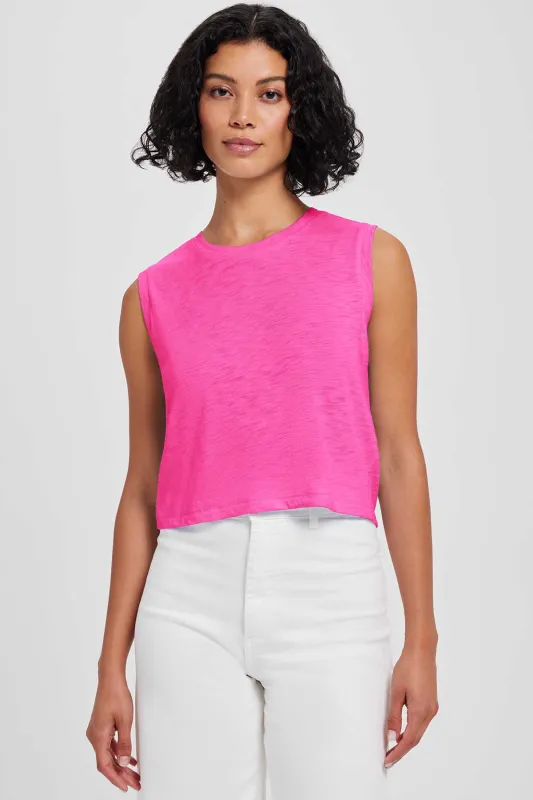 Signature Slub Crop Tank sold by Goldie Tees