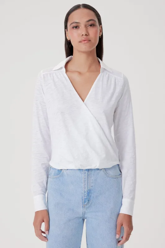 Lauren Surplice Top sold by Goldie Tees