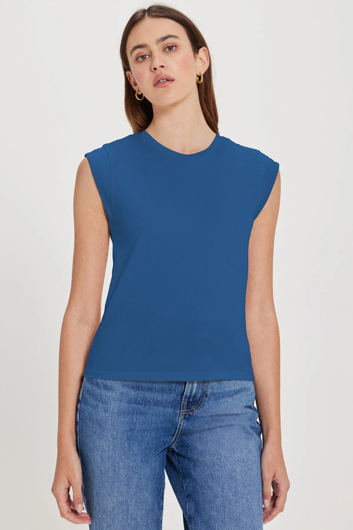 Organic Cap Sleeve Tee sold by Goldie Tees