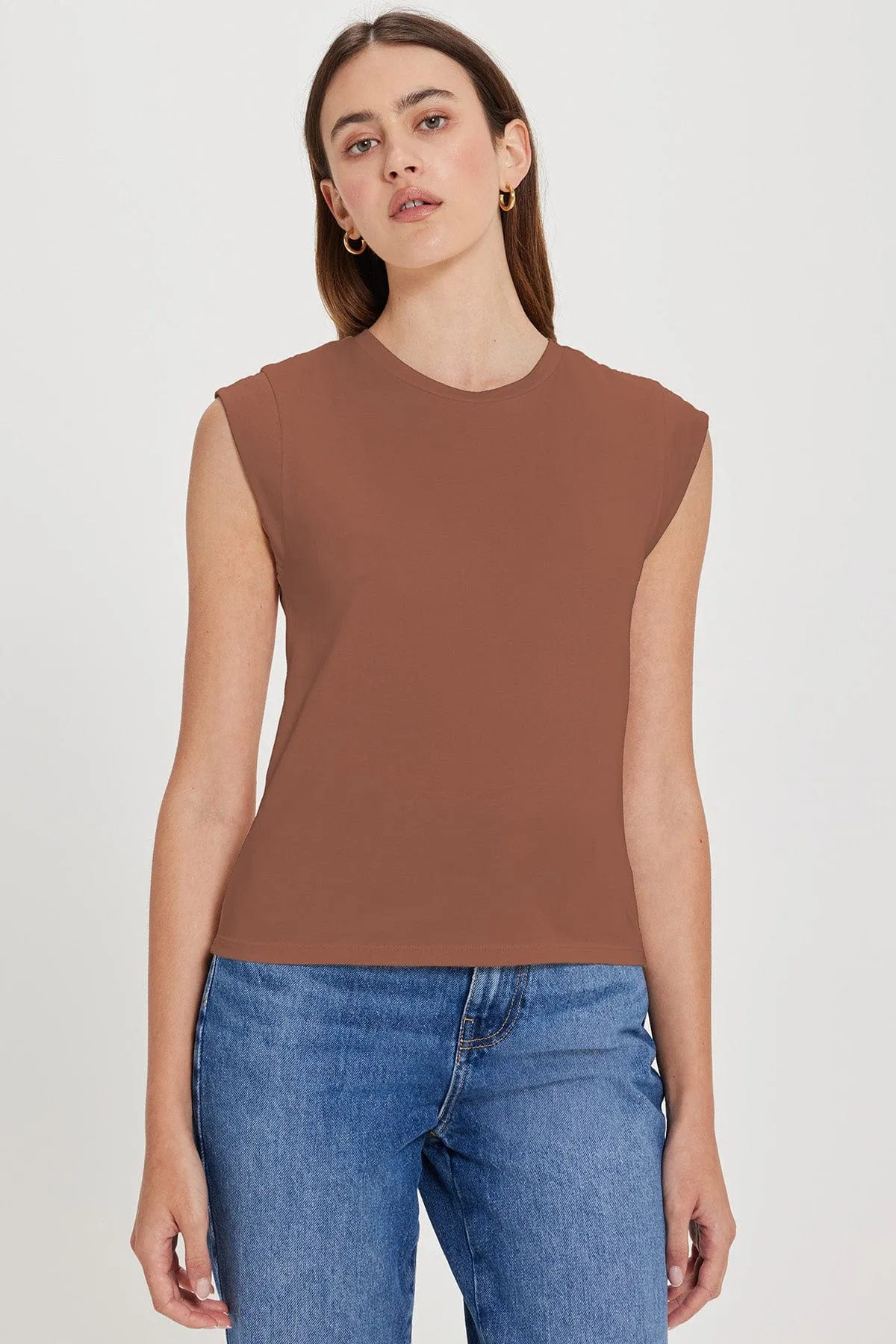 Organic Cap Sleeve Tee sold by Goldie Tees product image thumbnail 4