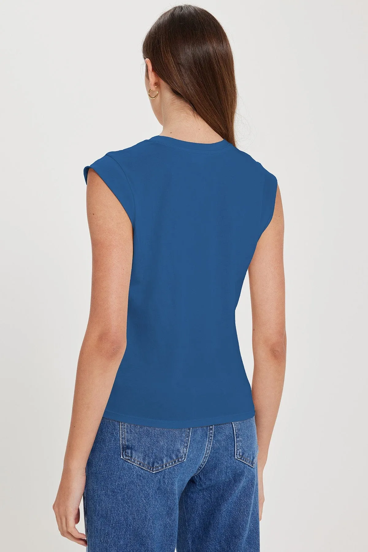 Organic Cap Sleeve Tee sold by Goldie Tees product image thumbnail 2