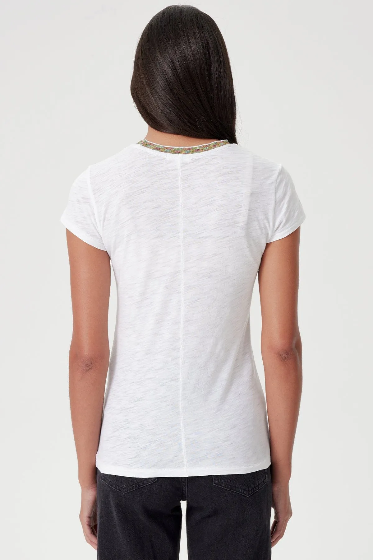 Pavé Ringer Tee sold by Goldie Tees product image thumbnail 4