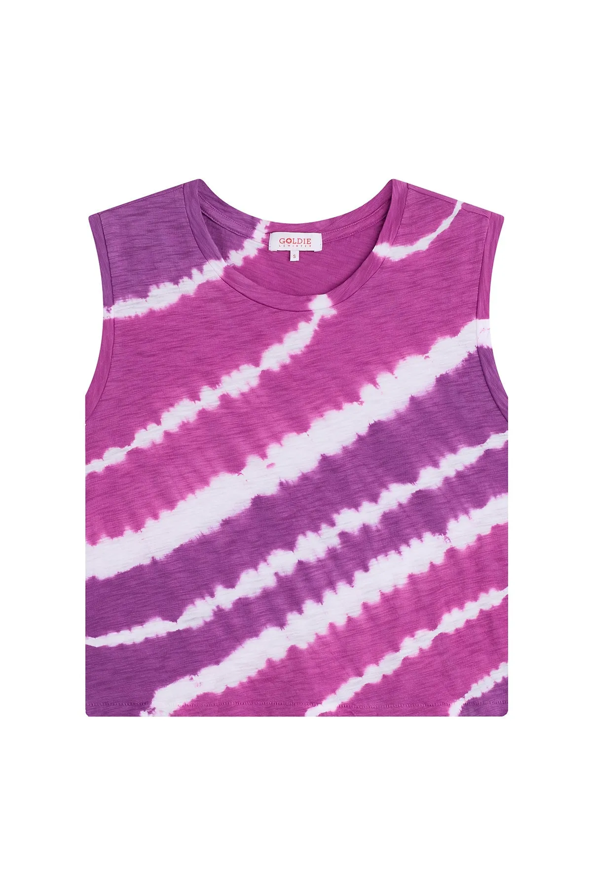 Lightning Tie Dye Crop Tank sold by Goldie Tees product image thumbnail 3