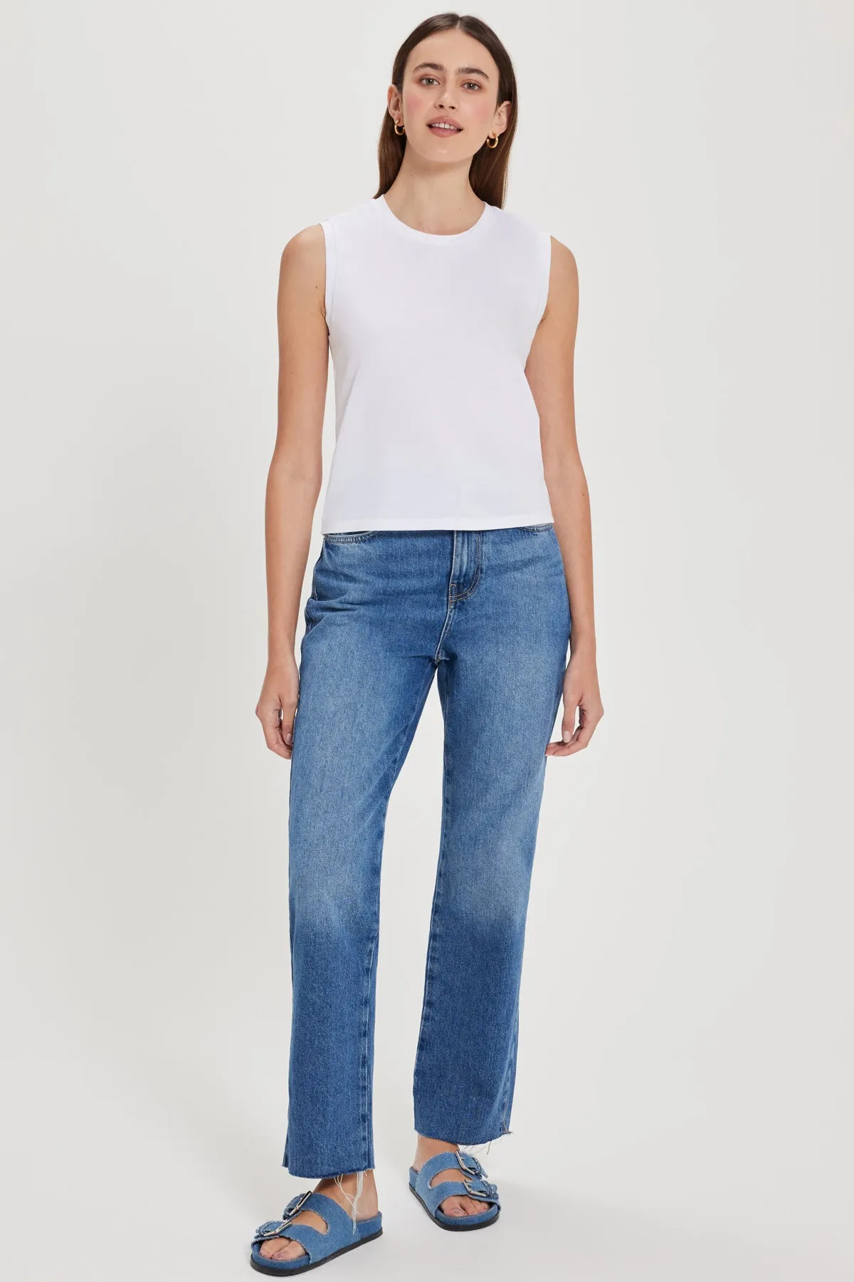 Organic Crop Tank sold by Goldie Tees product image thumbnail 2