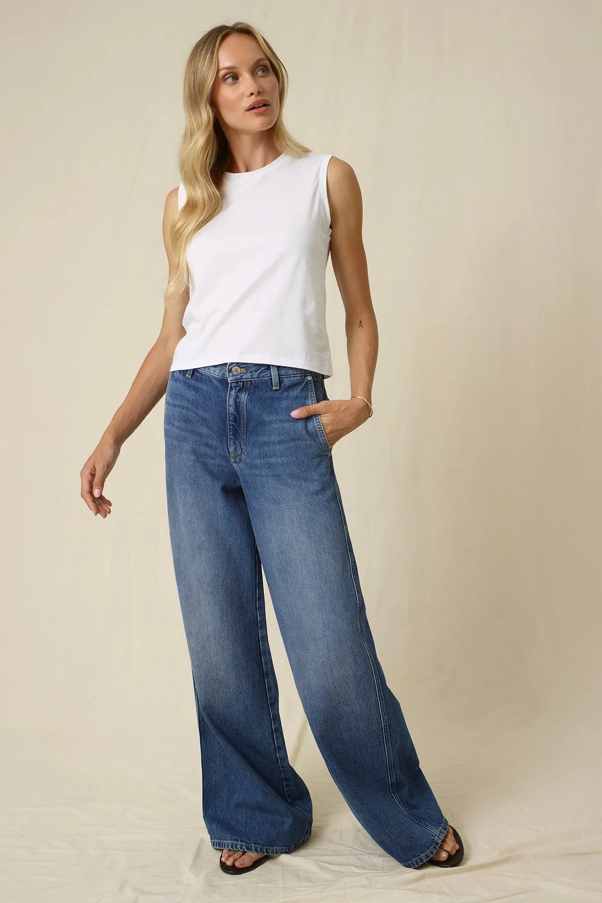 Organic Crop Tank sold by Goldie Tees product image thumbnail 5