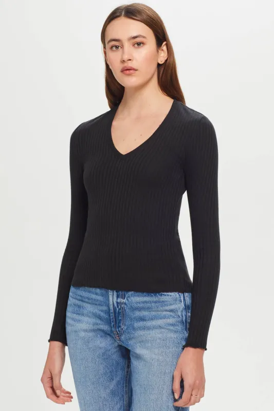 Chelsea V Neck Top sold by Goldie Tees