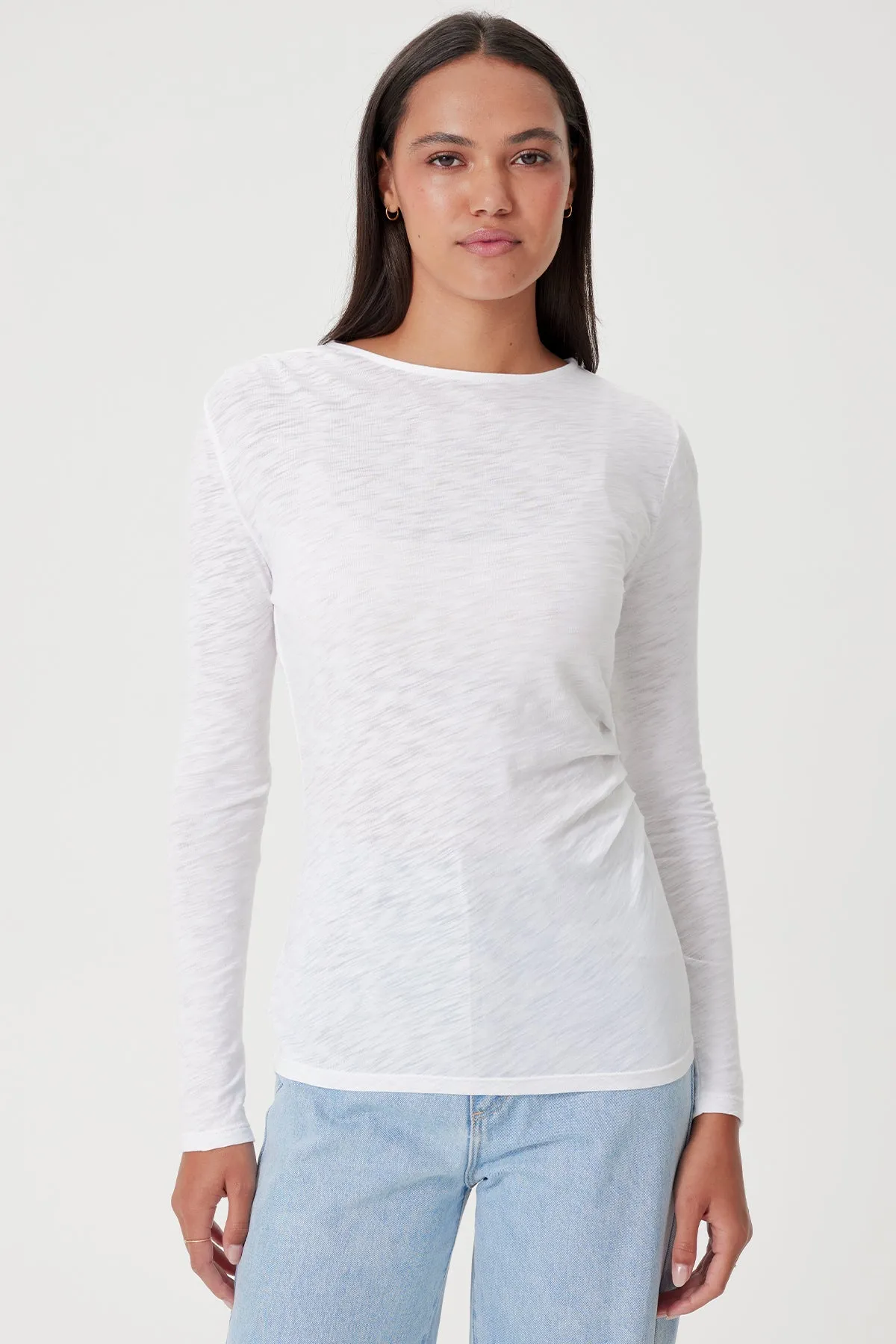 Selena Draped Top sold by Goldie Tees